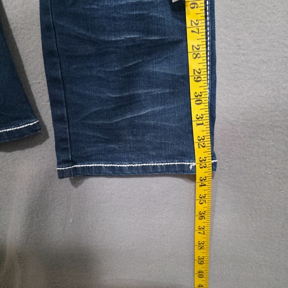 True Luck Men's Stretch Straight Denim Blue Jeans Size 34x33.5 NWT - Picture 7 of 7